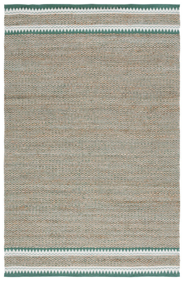 Safavieh Natural Fiber Nf874Y Natural/Green Rug.