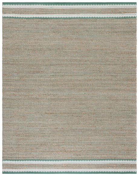 Safavieh Natural Fiber Nf874Y Natural/Green Rug.