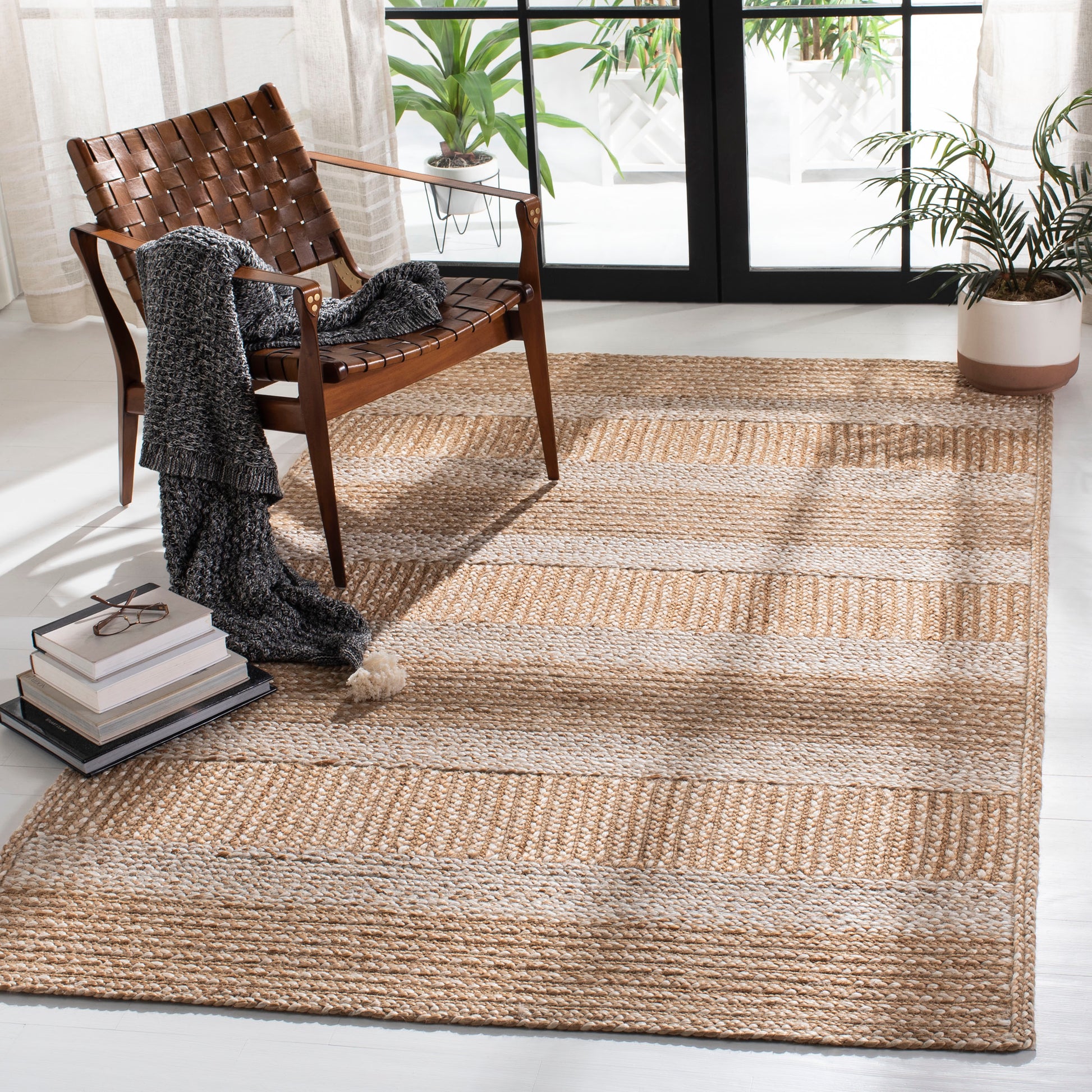 Safavieh Natural Fiber Nf887A Natural/Ivory Area Rug