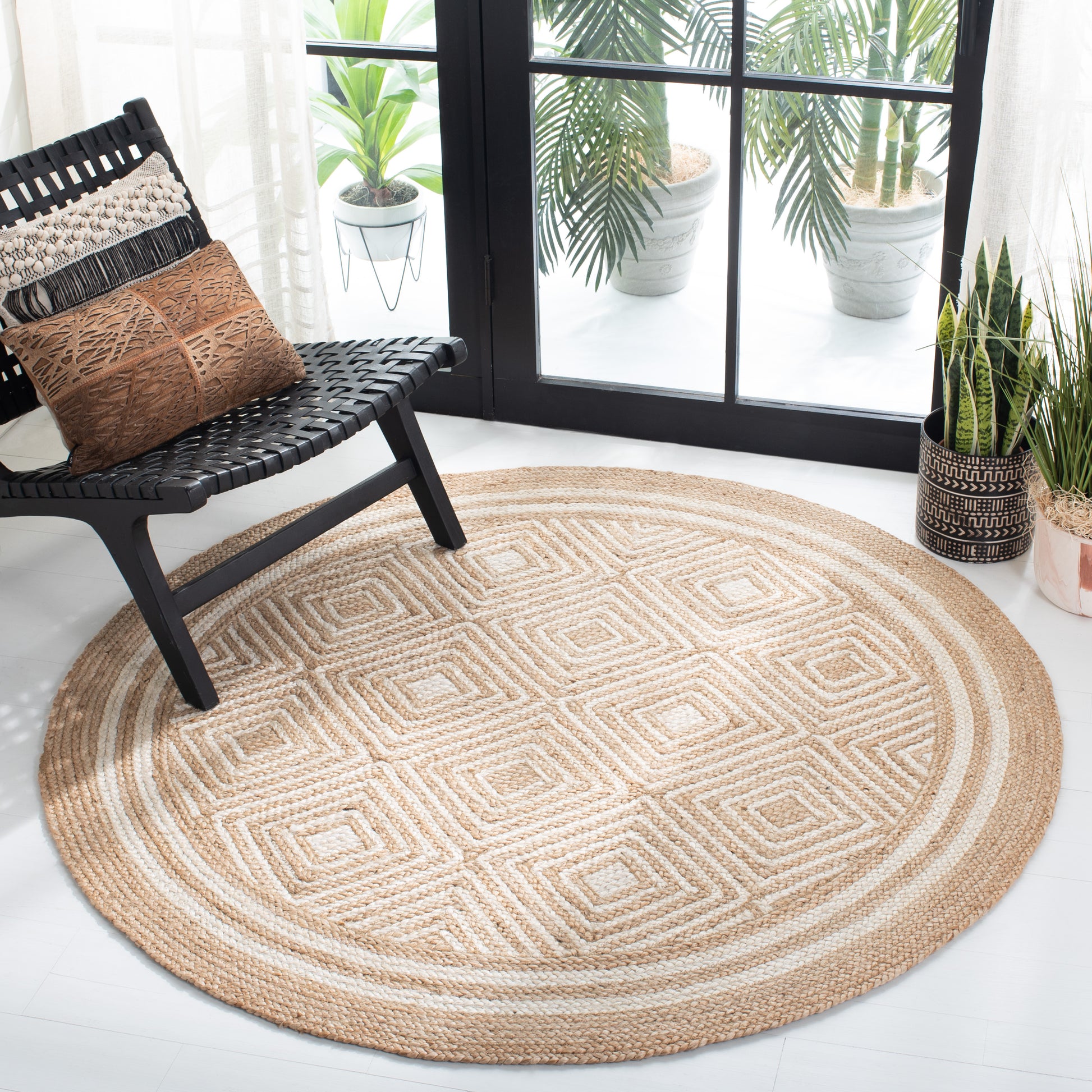 Safavieh Natural Fiber Nf889A Natural/Ivory Area Rug