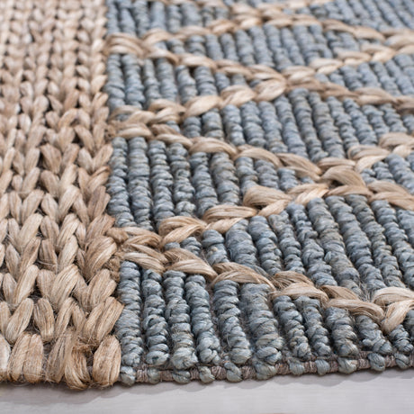 Safavieh Natural Fiber Nf951L Light Blue Rugs.