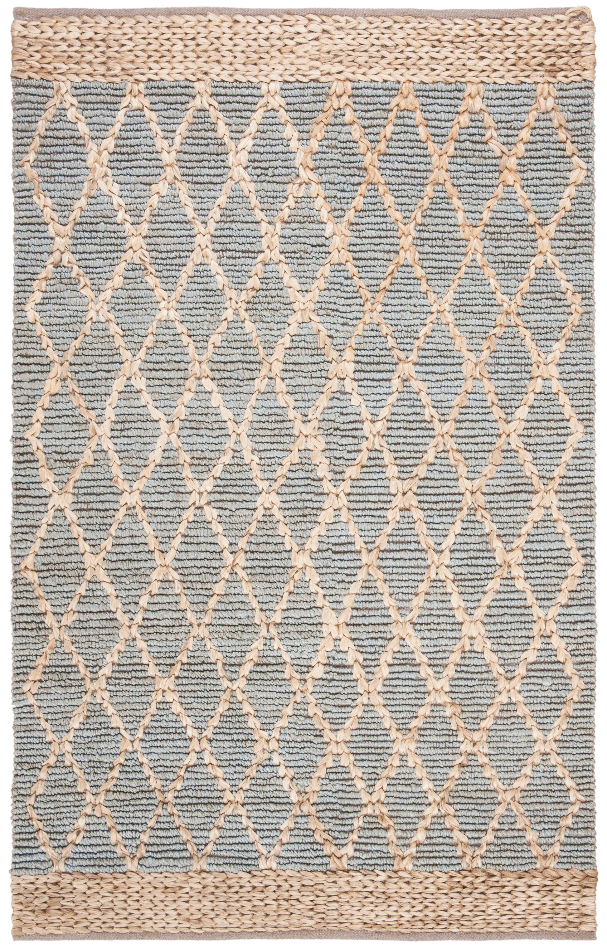 Safavieh Natural Fiber Nf951L Light Blue Area Rug