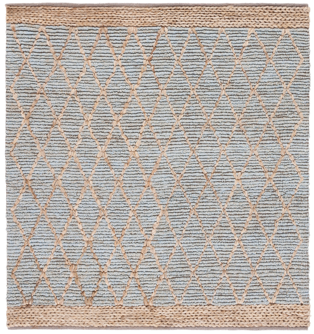 Safavieh Natural Fiber Nf951L Light Blue Rugs.