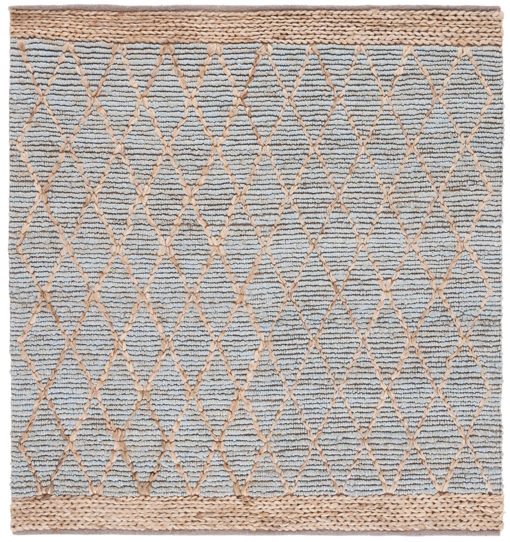 Safavieh Natural Fiber Nf951L Light Blue Area Rug