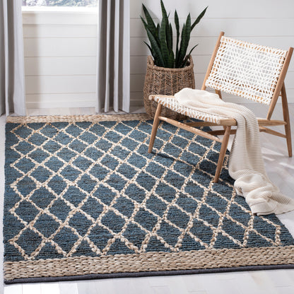 Safavieh Natural Fiber Nf951M Blue Area Rug