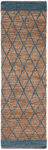 Safavieh Natural Fiber Nf951N Natural/Navy Rugs.