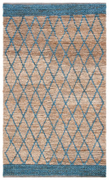 Safavieh Natural Fiber Nf951N Natural/Navy Rugs.