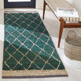 Safavieh Natural Fiber Nf951Y Dark Green/Natural Rugs.