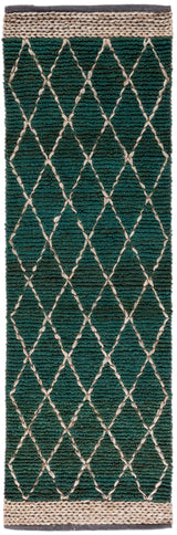 Safavieh Natural Fiber Nf951Y Dark Green/Natural Rugs.