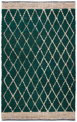 Safavieh Natural Fiber Nf951Y Dark Green/Natural Rugs.