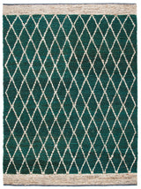 Safavieh Natural Fiber Nf951Y Dark Green/Natural Rugs.