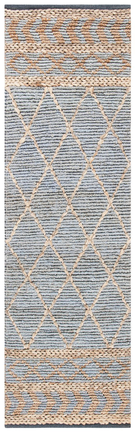 Safavieh Natural Fiber Nf955N Natural/Blue Area Rug