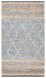 Safavieh Natural Fiber Nf955N Natural/Blue Rugs.