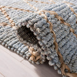 Safavieh Natural Fiber Nf955N Natural/Blue Rugs.