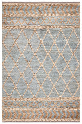 Safavieh Natural Fiber Nf955N Natural/Blue Rugs.