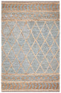 Safavieh Natural Fiber Nf955N Natural/Blue Area Rug