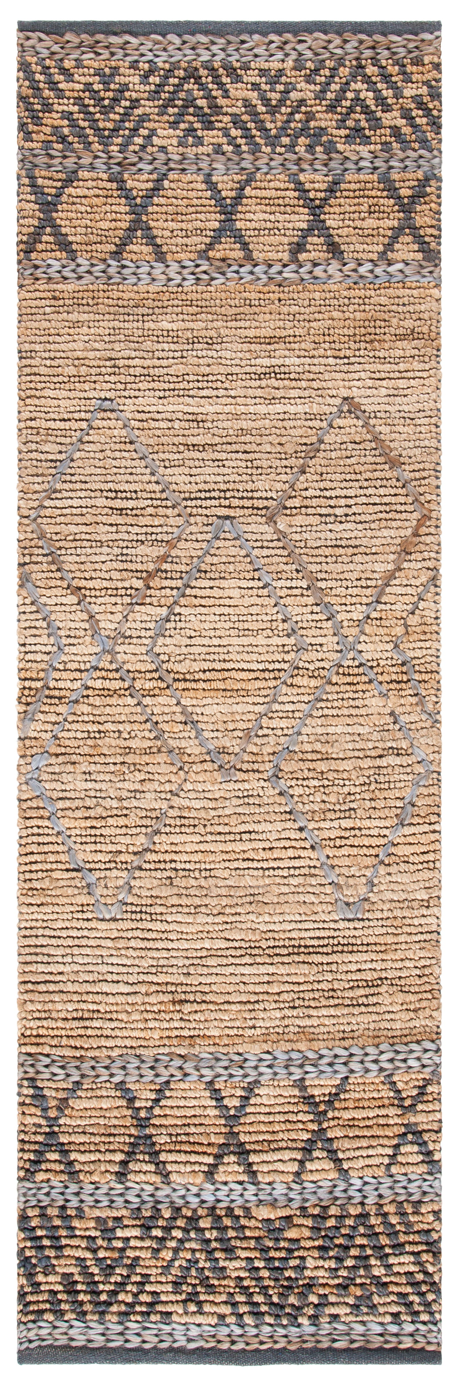 Safavieh Natural Fiber Nf957B Beige/Grey Area Rug