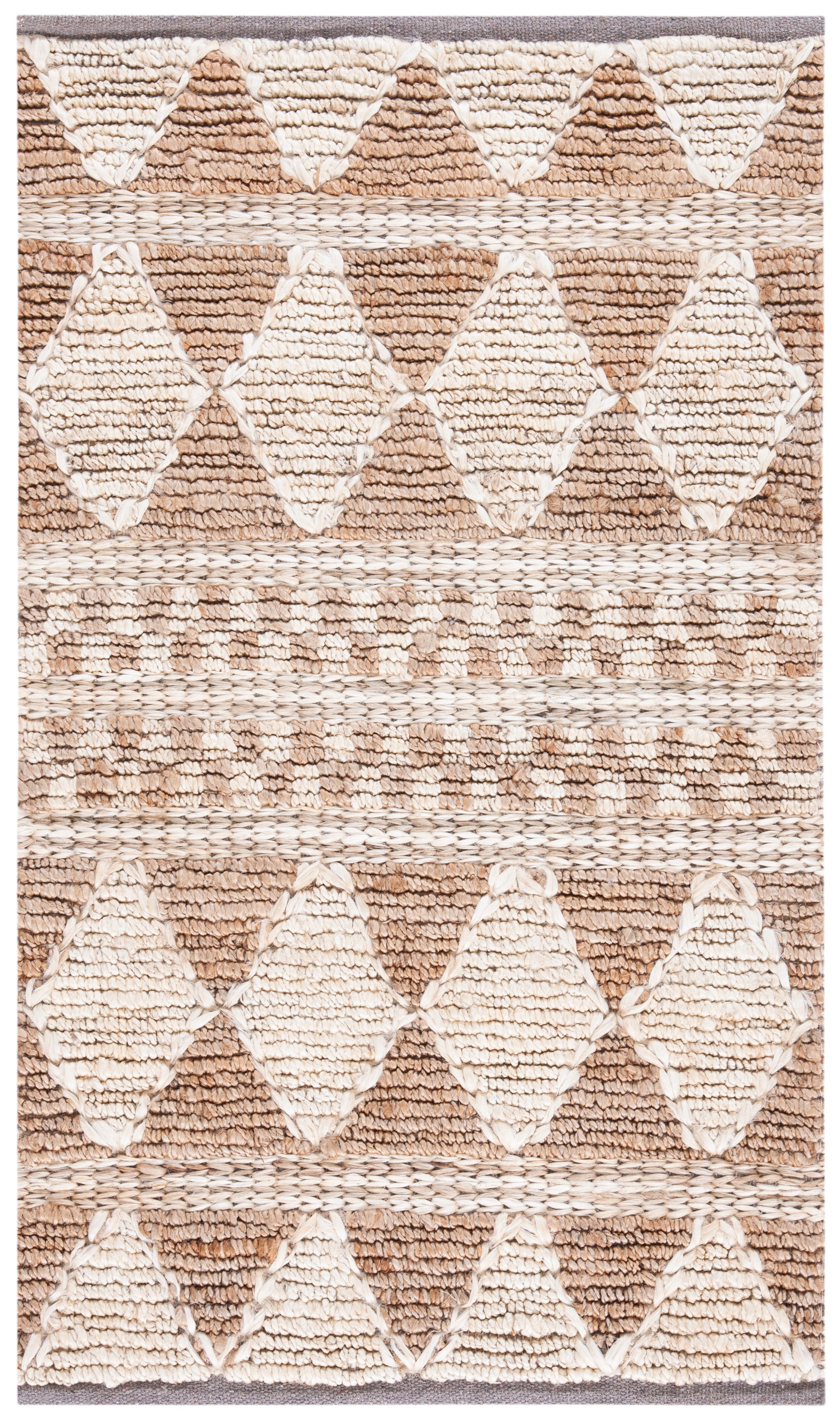 Safavieh Natural Fiber Nf958T Brown/Beige Area Rug