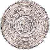 Safavieh Natural Fiber Nfb117Z Black/Ivory Rug.
