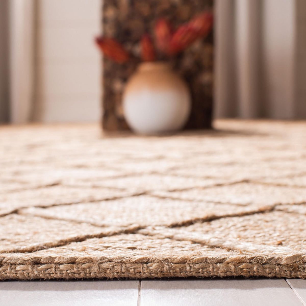 Safavieh Natural Fiber Nfb118B Beige Rug.