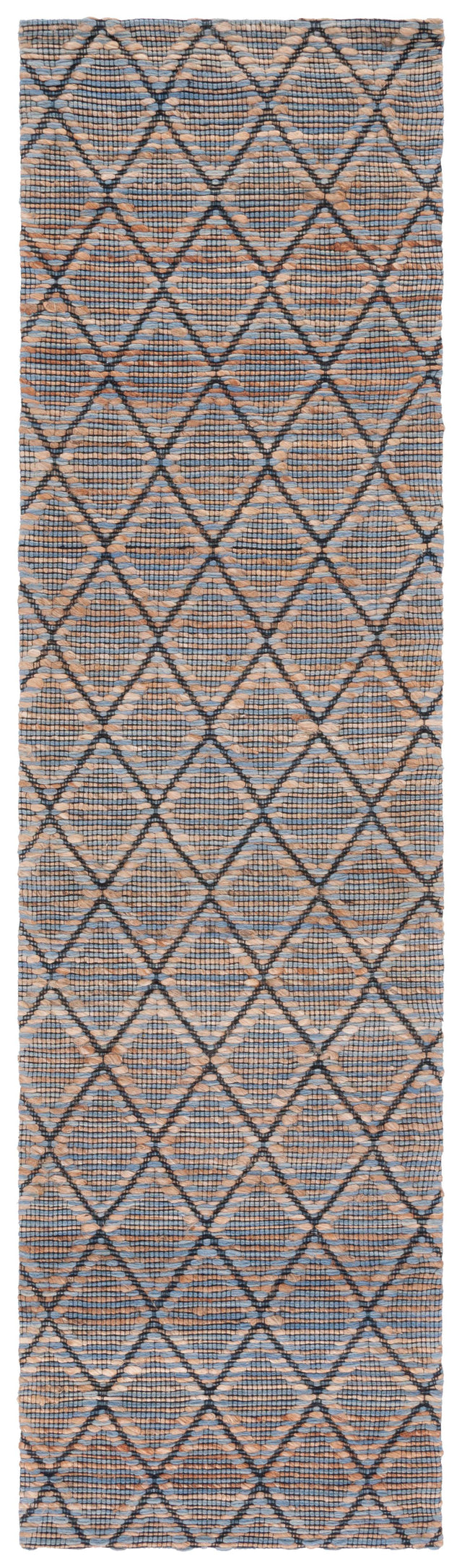 Safavieh Natural Fiber Nfb175M Natural/Blue Rug.