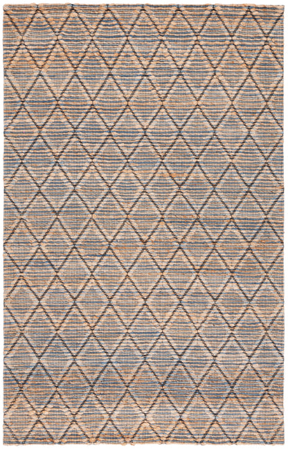 Safavieh Natural Fiber Nfb175M Natural/Blue Area Rug