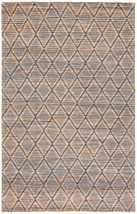 Safavieh Natural Fiber Nfb175M Natural/Blue Area Rug