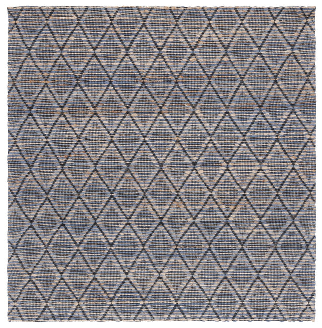 Safavieh Natural Fiber Nfb175M Natural/Blue Rug.