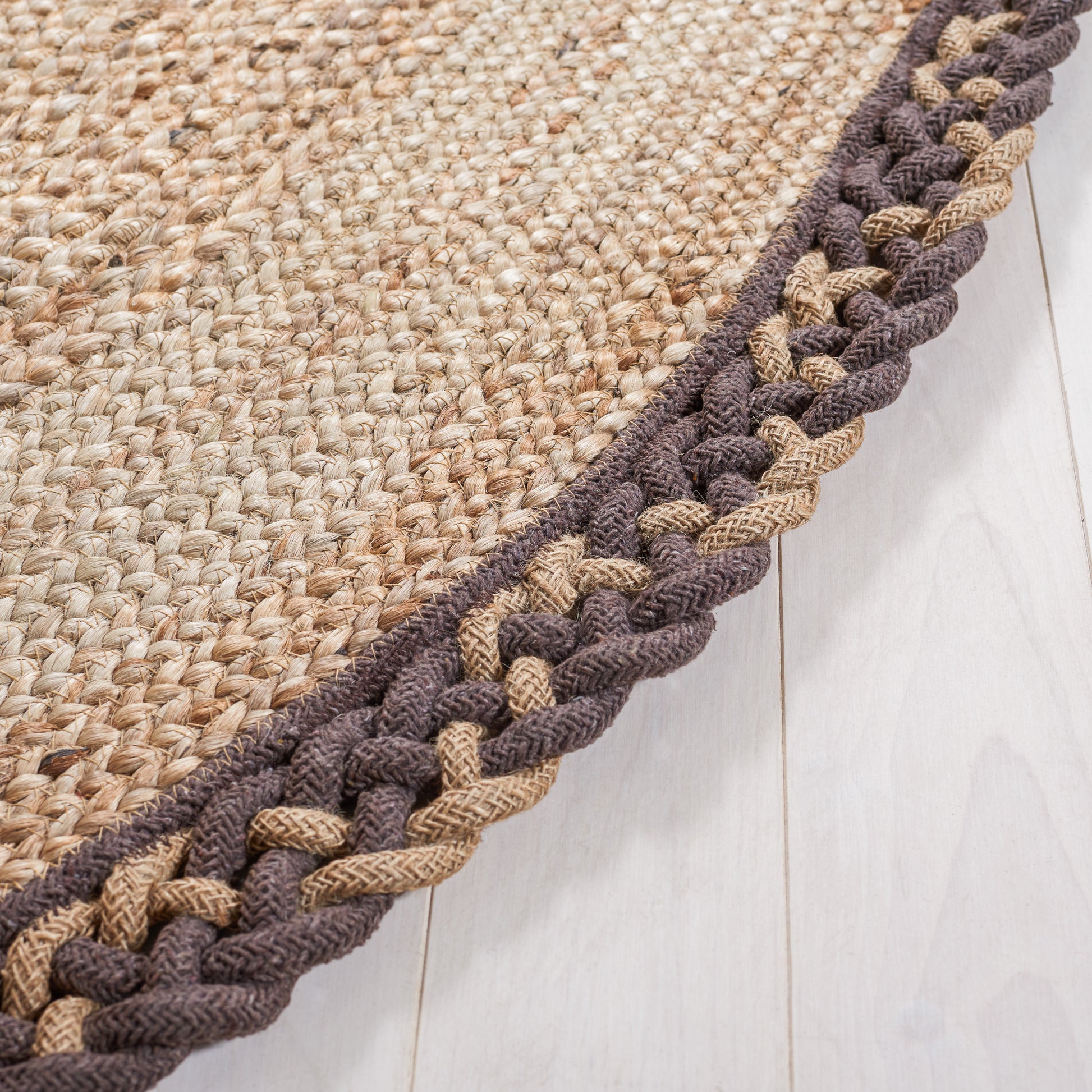 Safavieh Natural Fiber Nfb260T Natural/Brown Area Rug