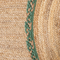 Safavieh Natural Fiber Nfb260Y Natural/Green Area Rug