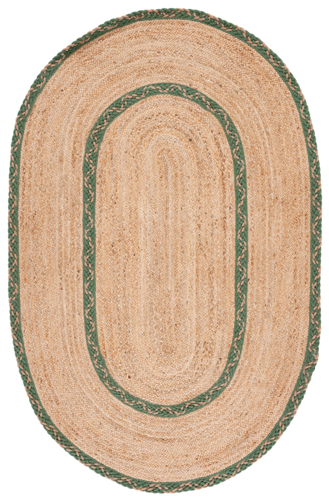 Safavieh Natural Fiber Nfb260Y Natural/Green Rug.