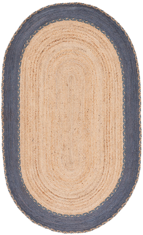 Safavieh Natural Fiber Nfb261F Natural/Dark Grey Rug.