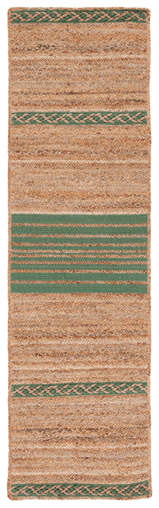 Safavieh Natural Fiber Nfb262Y Natural/Green Rug.