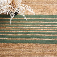 Safavieh Natural Fiber Nfb262Y Natural/Green Area Rug