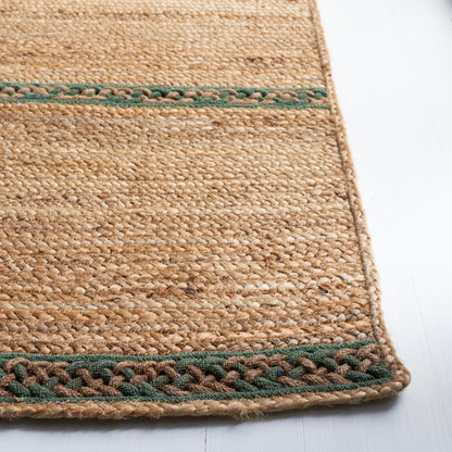 Safavieh Natural Fiber Nfb262Y Natural/Green Area Rug