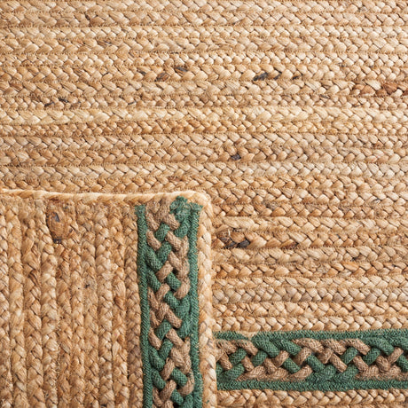 Safavieh Natural Fiber Nfb262Y Natural/Green Rug.