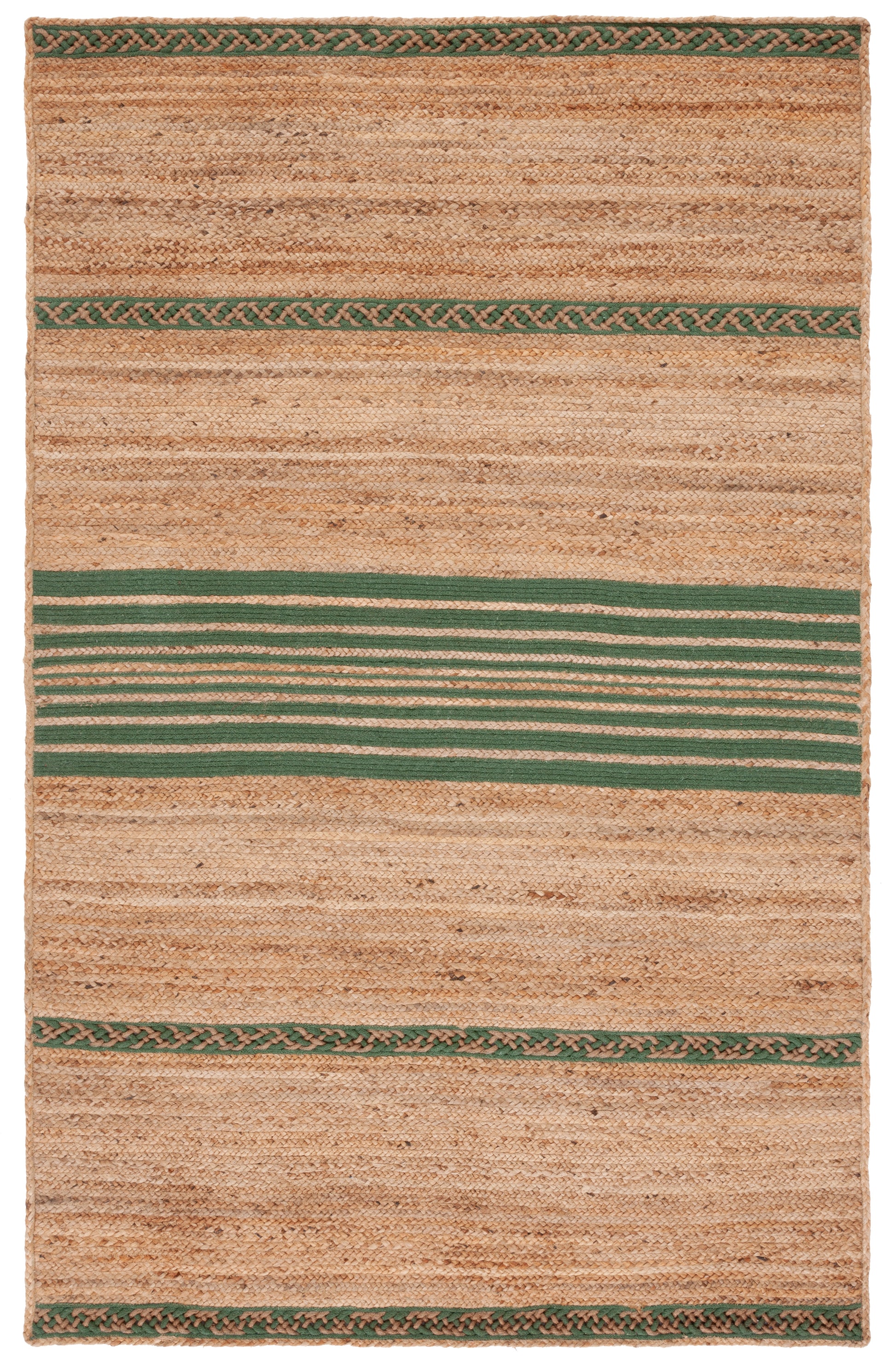 Safavieh Natural Fiber Nfb262Y Natural/Green Area Rug