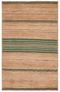 Safavieh Natural Fiber Nfb262Y Natural/Green Rug.