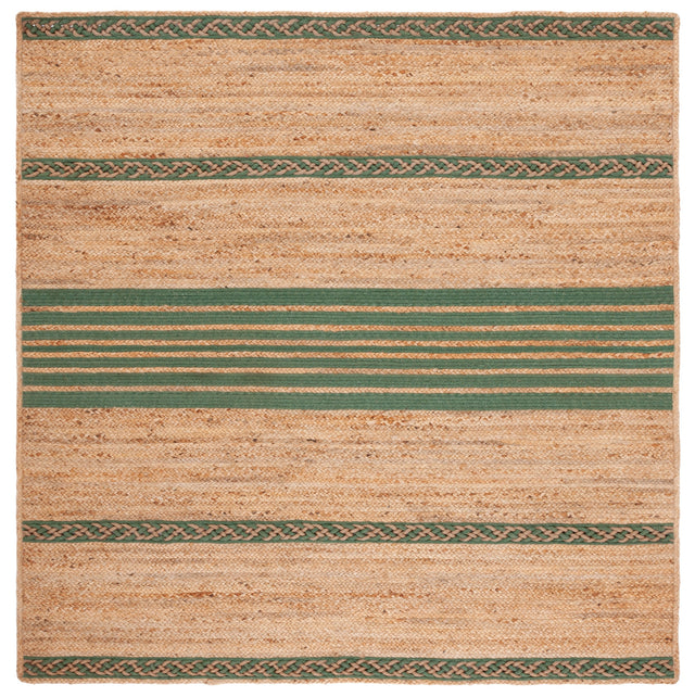 Safavieh Natural Fiber Nfb262Y Natural/Green Rug.