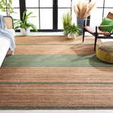 Safavieh Natural Fiber Nfb262Y Natural/Green Rug.