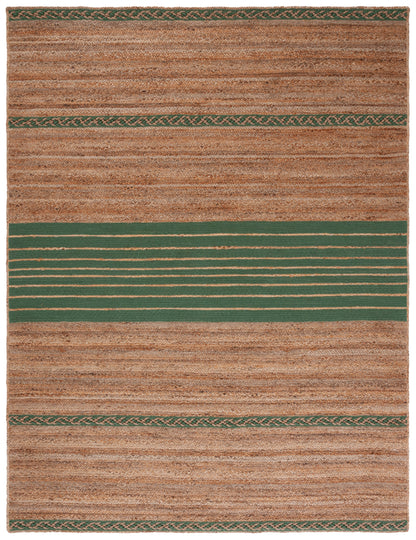 Safavieh Natural Fiber Nfb262Y Natural/Green Area Rug