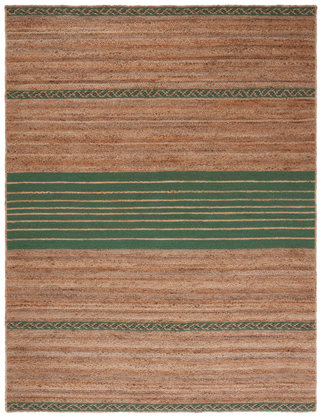 Safavieh Natural Fiber Nfb262Y Natural/Green Rug.