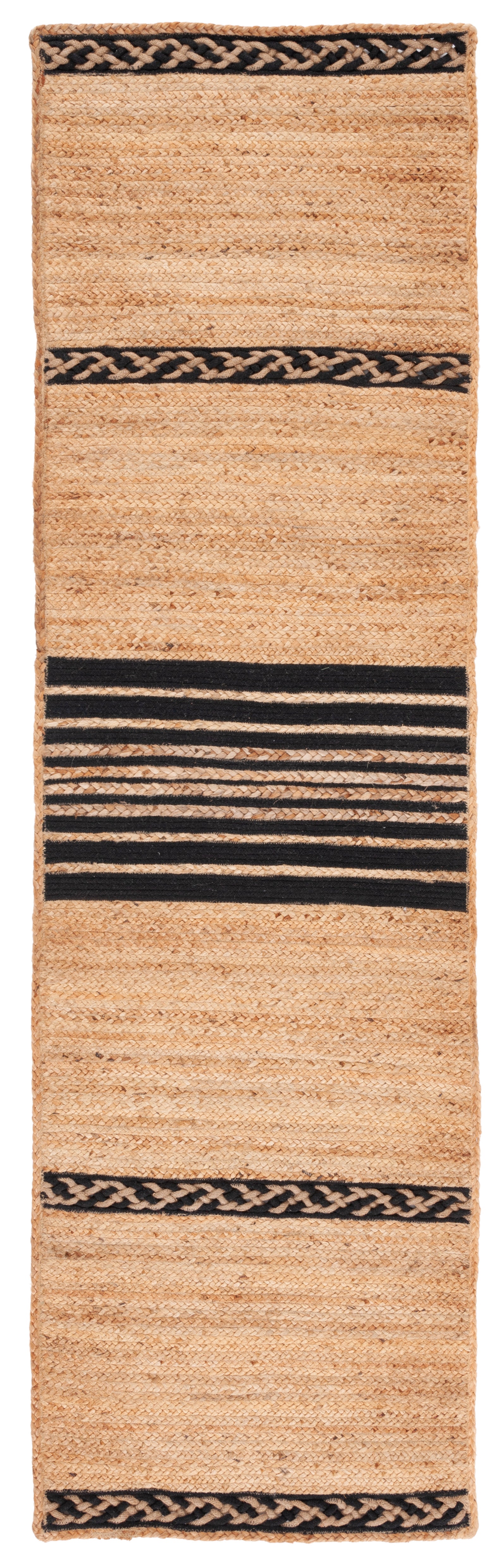 Safavieh Natural Fiber Nfb262Z Natural/Black Area Rug