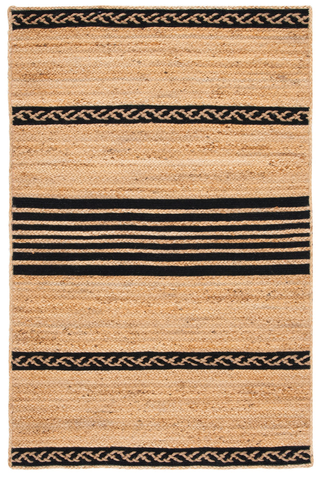 Safavieh Natural Fiber Nfb262Z Natural/Black Rug.