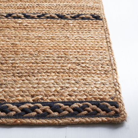 Safavieh Natural Fiber Nfb262Z Natural/Black Rug.