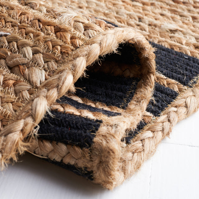 Safavieh Natural Fiber Nfb262Z Natural/Black Rug.