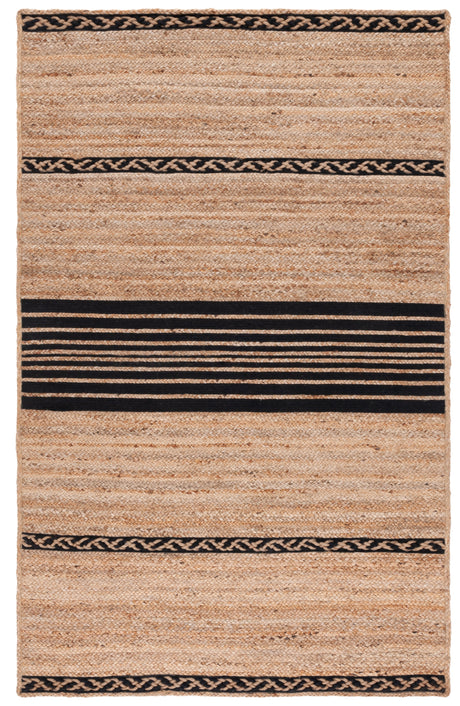 Safavieh Natural Fiber Nfb262Z Natural/Black Rug.