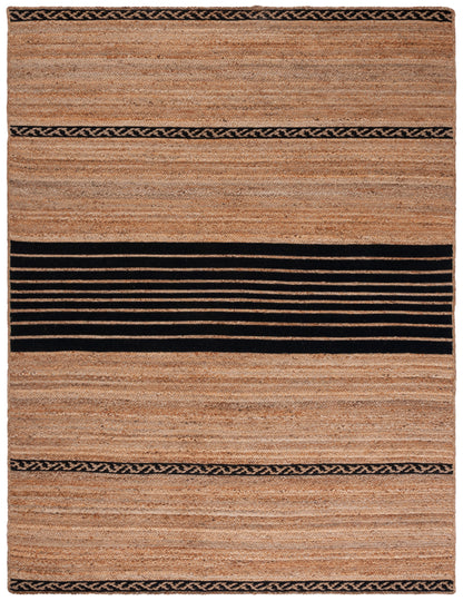 Safavieh Natural Fiber Nfb262Z Natural/Black Area Rug