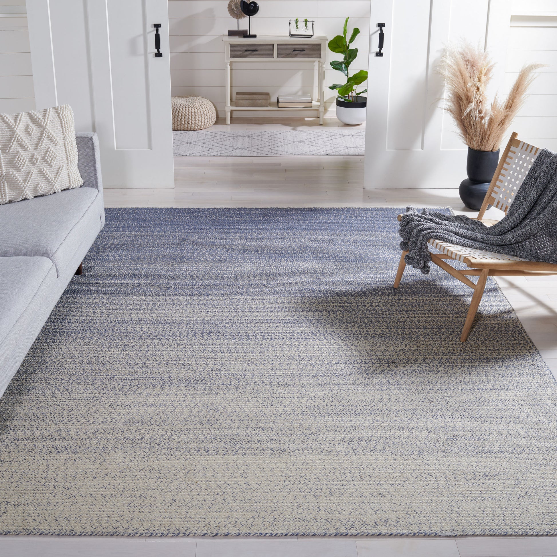 Safavieh Natural Fiber Nfb263F Natural/Grey Area Rug