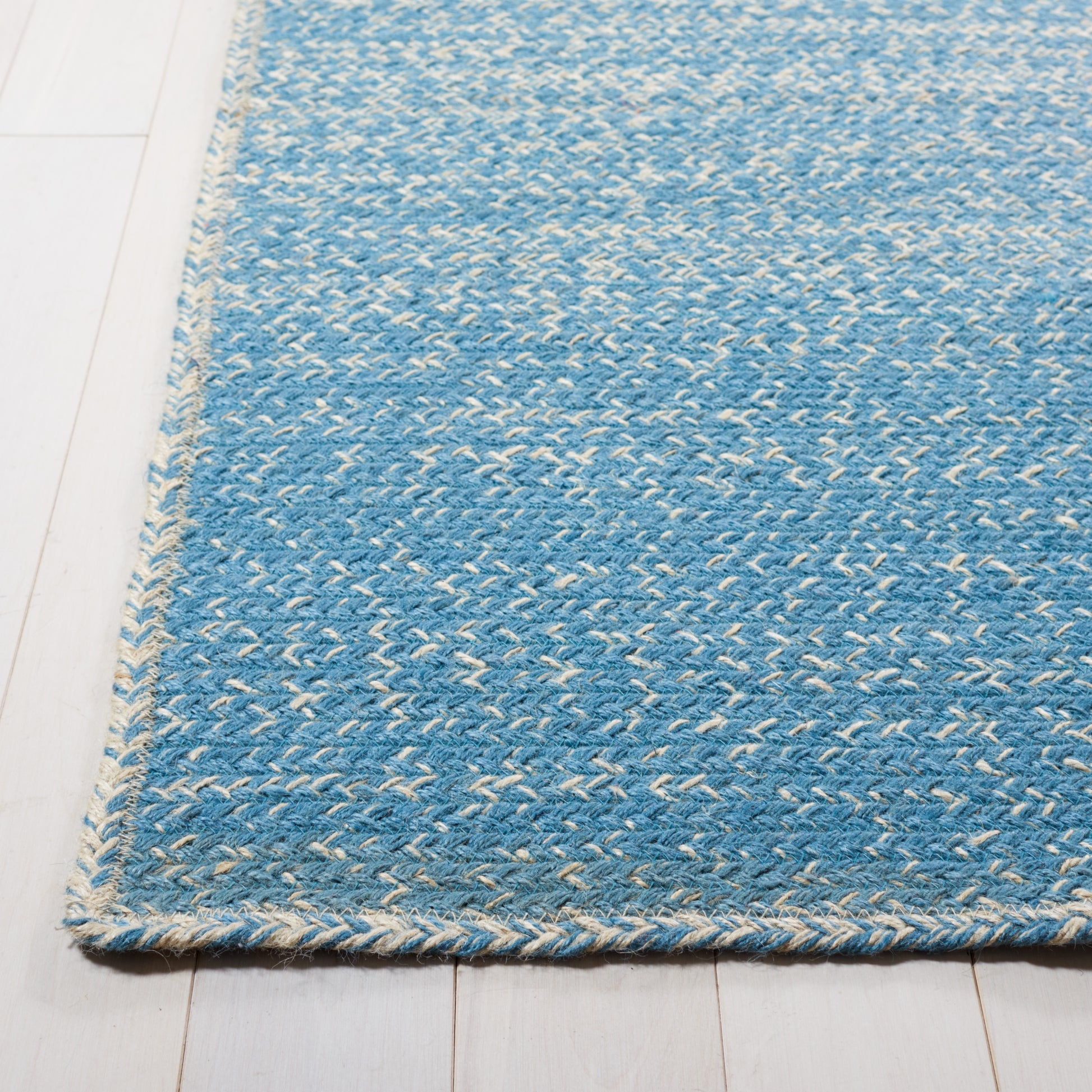 Safavieh Natural Fiber Nfb263M Natural/Light Blue Area Rug